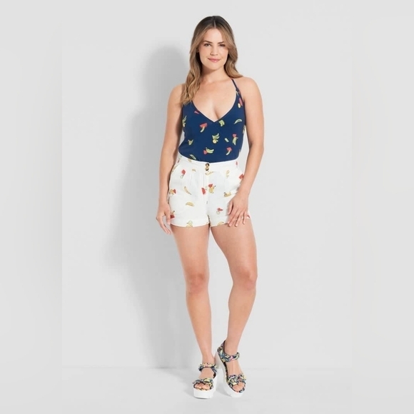 Modcloth Fruit Halter Bodysuit XS - Picture 3 of 8